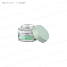 Winpack Transparent Simple Design Glass Cosmetic 30g 50g Jar for Cream